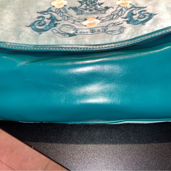 VINTAGE JUICY COUTURE BAG Blue - Picture 8 of 16